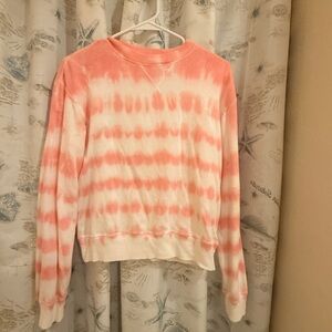 SO Pink and White Lounge Sweatshirt
